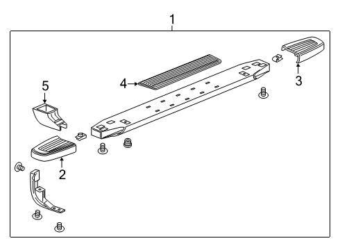 2025 GMC Sierra 1500 Running Board Diagram 11 - Thumbnail
