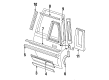 Cadillac Fleetwood Car Mirror Diagram - 20721873