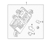 Cadillac XTS Relay Block Diagram - 23144081