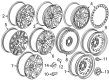 Chevy Silverado 1500 LTD Spare Wheel Diagram - 86508933