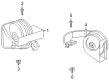 Cadillac Horn Diagram - 84849440