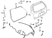Saturn Exterior Door Handle Diagram - 22715416