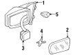 Chevy Car Mirror Diagram - 12522233