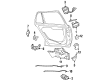 Pontiac Bonneville Interior Door Handle Diagram - 16621439