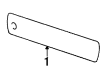 Cadillac Eldorado Side Marker Light Diagram - 5977155