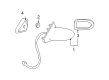 Pontiac Car Mirror Diagram - 12482406