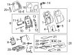 Cadillac CTS Seat Heater Diagram - 25994411