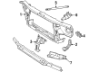 Cadillac Radiator Support Diagram - 25636444