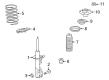 Saturn Vue Shock Absorber Diagram - 19209548