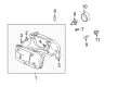 Chevy Prizm Headlight Bulb Diagram - 16524326