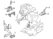 Chevy Traverse Engine Mount Torque Strut Diagram - 84773590