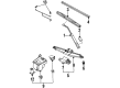 Saturn Wiper Linkage Diagram - 21051409