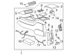 GMC Ashtray Diagram - 22600059