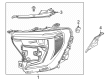 GMC Acadia Headlight Diagram - 26607211