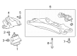 Cadillac CT5 Engine Mount Diagram - 84146161