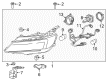 Chevy Cruze Limited Headlight Bulb Diagram - 13503359