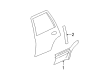 Oldsmobile Bravada Door Moldings Diagram - 15185255