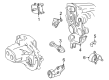 Pontiac Sunfire Motor And Transmission Mount Diagram - 22145866