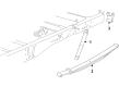Chevy Express 2500 Leaf Spring Shackle Diagram - 23286143