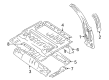 Chevy Tracker Floor Pan Diagram - 30026897