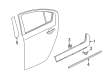 Chevy Volt Door Moldings Diagram - 22959678