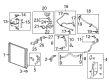 Cadillac SRX Thermostat Diagram - 12597256