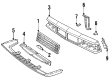 Chevy Celebrity Grille Diagram - 14085698
