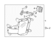 Cadillac Escalade Fog Light Diagram - 19434109