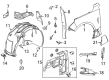 Cadillac Wheelhouse Diagram - 86786729