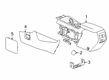 Cadillac XT4 Center Console Base Diagram - 84658995