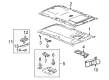 Hummer Interior Door Handle Diagram - 15079242