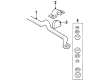 Buick Riviera Sway Bar Link Bushing Diagram - 25606836