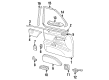 Oldsmobile Armrest Diagram - 25618098