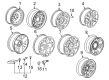 Chevy Silverado 1500 HD Classic Spare Wheel Diagram - 9595396