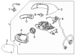 Chevy Blazer EV Side View Mirrors Diagram - 26389724