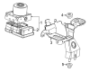 Chevy Cruze ABS Pump And Motor Assembly Diagram - 13385428
