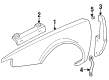 Cadillac Eldorado Fender Diagram - 3637199
