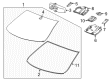 Chevy Malibu Limited Windshield Diagram - 23120437