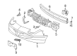 Pontiac Sunfire Grille Diagram - 22599197