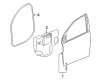 Pontiac Torrent Door Seal Diagram - 88980855