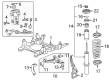 Cadillac CTS Control Arm Diagram - 25862781