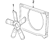 Chevy C10 Suburban Cooling Fan Assembly Diagram - 15644302