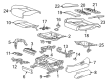 Cadillac CT6 Seat Cushion Diagram - 23245151