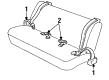 Cadillac Eldorado Seat Belt Diagram - 12530861