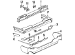 Cadillac Eldorado Bumper Cover Diagram - 20750760