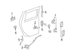 Hummer Exterior Door Handle Diagram - 25992320