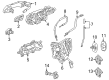 GMC Sierra EV Door Latch Cable Diagram - 85666457