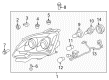 Buick Headlight Bulb Diagram - 13503384