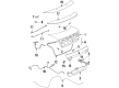 Saturn Liftgate Hinge Diagram - 21170326