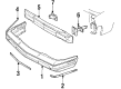 Oldsmobile Cutlass Calais Bumper Cover Diagram - 22536673